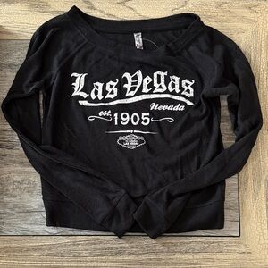Black Long Sleeve Las Vegas Tee